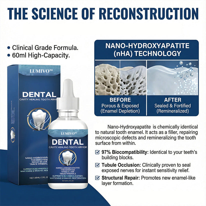 LUMIVO™ Advanced Enamel Repair & Whitening Kit (Includes Free LED Mirror)
