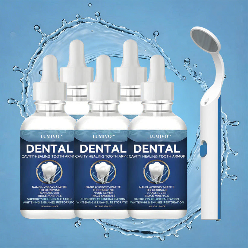 LUMIVO™ Advanced Enamel Repair & Whitening Kit (Includes Free LED Mirror)