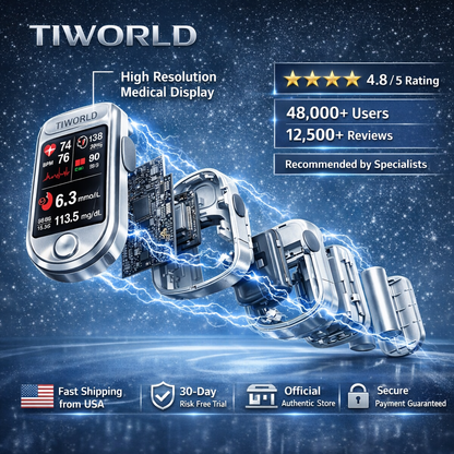 🔥Final 3 Hours : 2026 New Year Special🏆Aurora Tech™ Non-Invasive Blood Glucose Meter 99.9% Accuracy （Mayo Clinic Recommended）